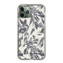 Slim Protection Case［ LAGUNAMOON - BotanicalJacquard - White×Black ］