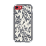 Slim Protection Case［ LAGUNAMOON - BotanicalJacquard - White×Black ］