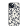 Slim Protection Case［ LAGUNAMOON - BotanicalJacquard - White×Black ］
