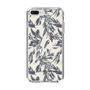 Slim Protection Case［ LAGUNAMOON - BotanicalJacquard - White×Black ］