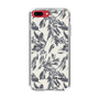 Slim Protection Case［ LAGUNAMOON - BotanicalJacquard - White×Black ］