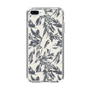 Slim Protection Case［ LAGUNAMOON - BotanicalJacquard - White×Black ］