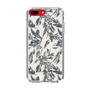 Slim Protection Case［ LAGUNAMOON - BotanicalJacquard - White×Black ］