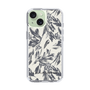 Slim Protection Case［ LAGUNAMOON - BotanicalJacquard - White×Black ］
