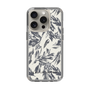 Slim Protection Case［ LAGUNAMOON - BotanicalJacquard - White×Black ］