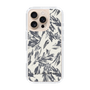 Slim Protection Case［ LAGUNAMOON - BotanicalJacquard - White×Black ］