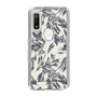 Slim Protection Case［ LAGUNAMOON - BotanicalJacquard - White×Black ］