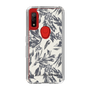 Slim Protection Case［ LAGUNAMOON - BotanicalJacquard - White×Black ］