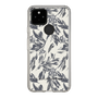 Slim Protection Case［ LAGUNAMOON - BotanicalJacquard - White×Black ］