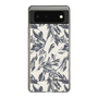 Slim Protection Case［ LAGUNAMOON - BotanicalJacquard - White×Black ］