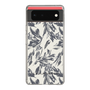 Slim Protection Case［ LAGUNAMOON - BotanicalJacquard - White×Black ］