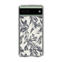 Slim Protection Case［ LAGUNAMOON - BotanicalJacquard - White×Black ］