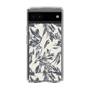Slim Protection Case［ LAGUNAMOON - BotanicalJacquard - White×Black ］