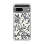 Slim Protection Case［ LAGUNAMOON - BotanicalJacquard - White×Black ］