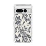 Slim Protection Case［ LAGUNAMOON - BotanicalJacquard - White×Black ］