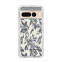 Slim Protection Case［ LAGUNAMOON - BotanicalJacquard - White×Black ］