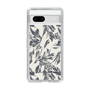 Slim Protection Case［ LAGUNAMOON - BotanicalJacquard - White×Black ］