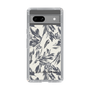 Slim Protection Case［ LAGUNAMOON - BotanicalJacquard - White×Black ］