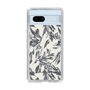 Slim Protection Case［ LAGUNAMOON - BotanicalJacquard - White×Black ］