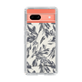 Slim Protection Case［ LAGUNAMOON - BotanicalJacquard - White×Black ］
