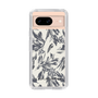Slim Protection Case［ LAGUNAMOON - BotanicalJacquard - White×Black ］