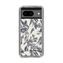 Slim Protection Case［ LAGUNAMOON - BotanicalJacquard - White×Black ］