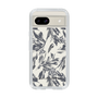 Slim Protection Case［ LAGUNAMOON - BotanicalJacquard - White×Black ］