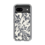 Slim Protection Case［ LAGUNAMOON - BotanicalJacquard - White×Black ］