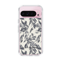 Slim Protection Case［ LAGUNAMOON - BotanicalJacquard - White×Black ］