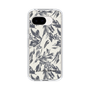 Slim Protection Case［ LAGUNAMOON - BotanicalJacquard - White×Black ］