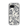 Slim Protection Case［ LAGUNAMOON - BotanicalJacquard - White×Black ］