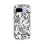 Slim Protection Case［ LAGUNAMOON - BotanicalJacquard - White×Black ］