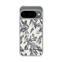 Slim Protection Case［ LAGUNAMOON - BotanicalJacquard - White×Black ］
