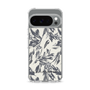 Slim Protection Case［ LAGUNAMOON - BotanicalJacquard - White×Black ］