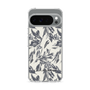 Slim Protection Case［ LAGUNAMOON - BotanicalJacquard - White×Black ］