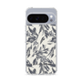 Slim Protection Case［ LAGUNAMOON - BotanicalJacquard - White×Black ］