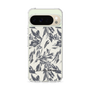 Slim Protection Case［ LAGUNAMOON - BotanicalJacquard - White×Black ］