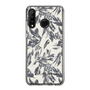 Slim Protection Case［ LAGUNAMOON - BotanicalJacquard - White×Black ］