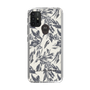 Slim Protection Case［ LAGUNAMOON - BotanicalJacquard - White×Black ］