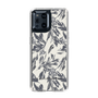Slim Protection Case［ LAGUNAMOON - BotanicalJacquard - White×Black ］