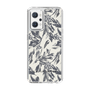 Slim Protection Case［ LAGUNAMOON - BotanicalJacquard - White×Black ］
