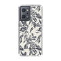Slim Protection Case［ LAGUNAMOON - BotanicalJacquard - White×Black ］