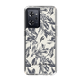 Slim Protection Case［ LAGUNAMOON - BotanicalJacquard - White×Black ］