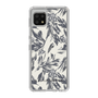 Slim Protection Case［ LAGUNAMOON - BotanicalJacquard - White×Black ］