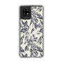 Slim Protection Case［ LAGUNAMOON - BotanicalJacquard - White×Black ］