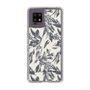 Slim Protection Case［ LAGUNAMOON - BotanicalJacquard - White×Black ］