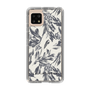 Slim Protection Case［ LAGUNAMOON - BotanicalJacquard - White×Black ］