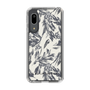 Slim Protection Case［ LAGUNAMOON - BotanicalJacquard - White×Black ］
