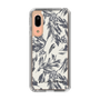 Slim Protection Case［ LAGUNAMOON - BotanicalJacquard - White×Black ］