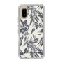 Slim Protection Case［ LAGUNAMOON - BotanicalJacquard - White×Black ］